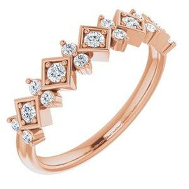 1/3 CTW Five-Stone Diamond Anniversary Band
