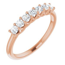 Load image into Gallery viewer, Aquamarine & .02 CTW Diamond Ring