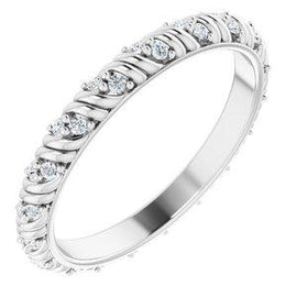 1/6 CTW Diamond Eternity Band