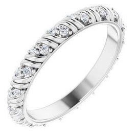 1/6 CTW Diamond Eternity Band
