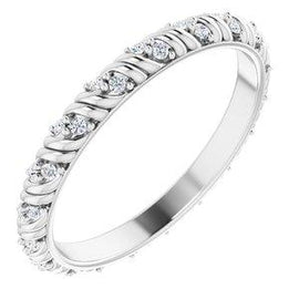 1/6 CTW Diamond Eternity Band