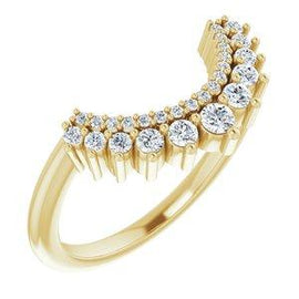 1/6 CTW Diamond Contour Band