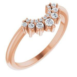 1/6 CTW Diamond Contour Band