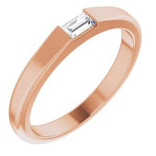 Load image into Gallery viewer, 1/10 CT Diamond Stackable Ring