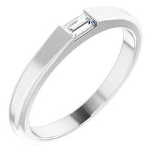 Load image into Gallery viewer, 1/10 CT Diamond Stackable Ring