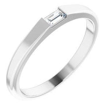 Load image into Gallery viewer, 1/10 CT Diamond Stackable Ring