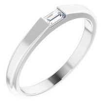Load image into Gallery viewer, 1/10 CT Diamond Stackable Ring