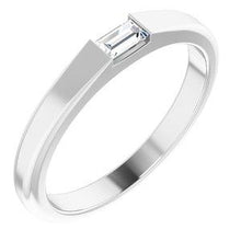 Load image into Gallery viewer, 1/10 CT Diamond Stackable Ring