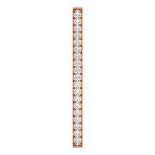 Load image into Gallery viewer, 1/5 CTW Diamond Vertical Bar Pendant