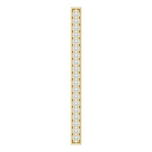 Load image into Gallery viewer, 1/5 CTW Diamond Vertical Bar Pendant