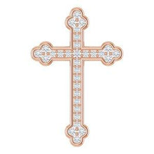 Load image into Gallery viewer, 1/4 CTW Diamond Cross Pendant