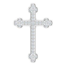 Load image into Gallery viewer, 1/4 CTW Diamond Cross Pendant