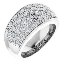 Load image into Gallery viewer, 1 CTW Diamond Micro Pave Ring