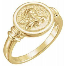 Load image into Gallery viewer, 12.2 mm Cherub Angel Ring