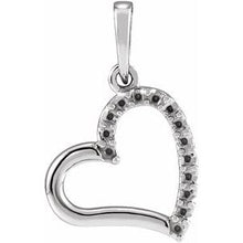 Load image into Gallery viewer, .06 CTW Diamond Heart Pendant
