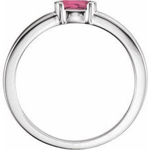 Load image into Gallery viewer, Mozambique Garnet Oval Stackable Family Ring