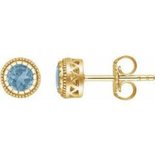 Load image into Gallery viewer, Garnet "January" Birthstone Earrings