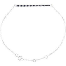 Load image into Gallery viewer, Blue Sapphire 8" Bracelet