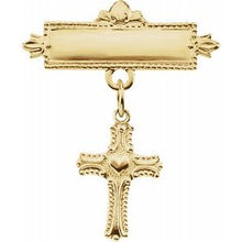 Load image into Gallery viewer, Cross Baptismal Pin