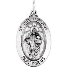 Load image into Gallery viewer, 25x18 mm Oval St. Jude Thaddeus Medal