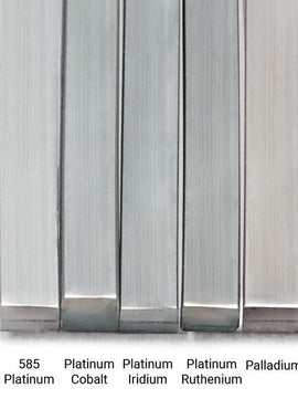 Sterling Silver 3.5x1.5 mm Flat Sizing Stock