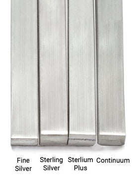 Sterling Silver 3.5x1.5 mm Flat Sizing Stock