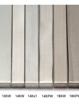Sterling Silver 3.5x1.5 mm Flat Sizing Stock