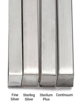Sterling Silver 3.5x1.5 mm Flat Sizing Stock