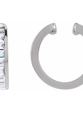 14K Yellow Gold 3/4 CTW Lab-Grown Diamond Ear Cuff