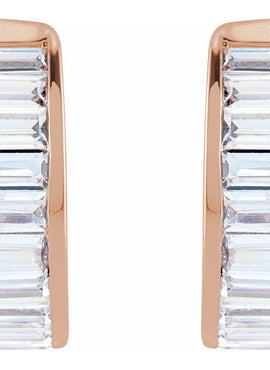 14K Yellow Gold 3/4 CTW Lab-Grown Diamond Ear Cuff