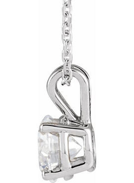 14K Yellow Gold  1/4 CT Lab-Grown Diamond Solitaire 16-18