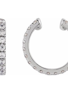 14K Yellow Gold 1/2 CTW Lab-Grown Diamond Ear Cuff