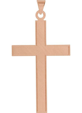14K Yellow Gold Cross Pendant