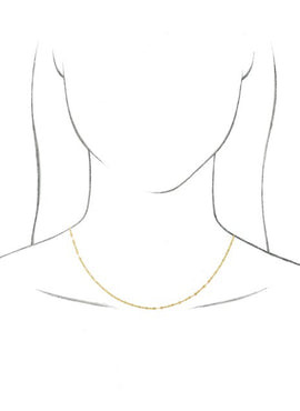 14K Yellow Gold 1.9 mm Keyhole 7