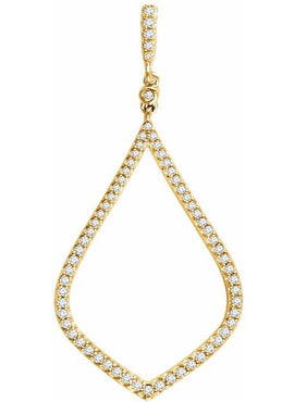 14K White Gold 1/4 CTW Natural Diamond 18