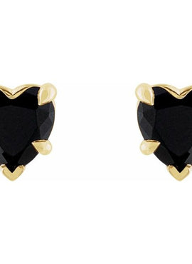 Sterling Silver Natural Mozambique Garnet Stud Earrings