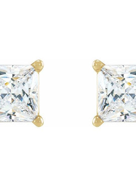 14K White Gold 1/2 CTW Natural Diamond Earrings
