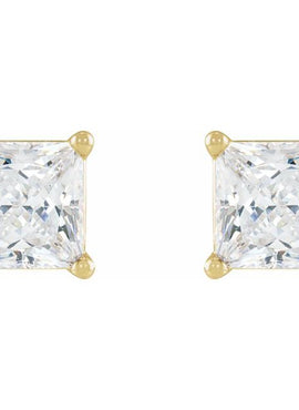 14K White Gold 1/2 CTW Natural Diamond Earrings