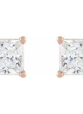 14K White Gold 1/2 CTW Natural Diamond Earrings