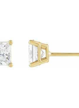 14K White Gold 1/2 CTW Natural Diamond Earrings