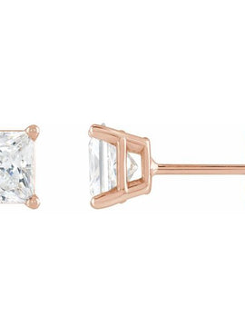 14K White Gold 1/2 CTW Natural Diamond Earrings