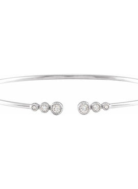 14K Yellow Gold 1/4 CTW Natural Diamond Cuff 7