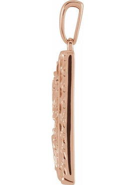 14K Yellow Gold 19.8x15.9 mm St. Michael Medal