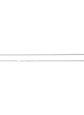 Rhodium-Plated Sterling Silver 1.25 mm Adjustable Box 16-18