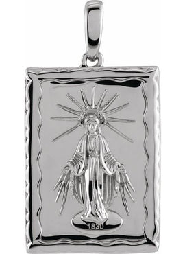 14K Rose Gold Miraculous Medal