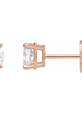 14K White Gold 1/2 CTW Natural Diamond Earrings