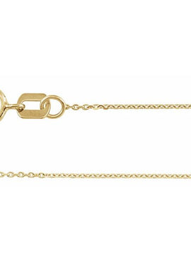 14K Yellow Gold .65 mm Diamond-Cut Cable 16