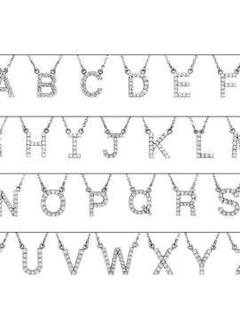 14K Rose Gold 1/8 CTW Natural Diamond Initial X 16
