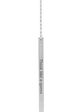 14K Yellow Gold Engravable Four-Sided Bar Pendant