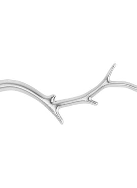 14K White Gold Branch Bar 16-18